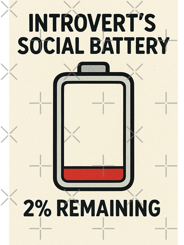 Introvert Social Battery 2% by PeodeesCrazy