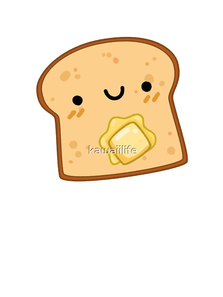 Kawaii Toast with Butter by kawaiilife