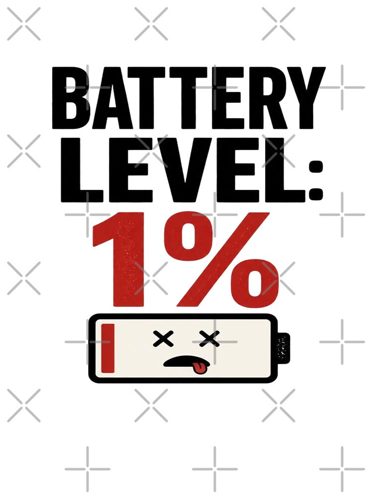 Battery Level 1% by Agith Loren