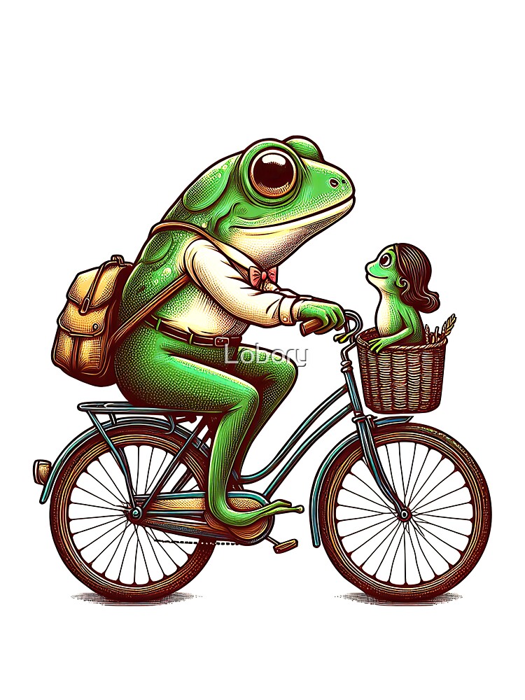 Vintage teacher frog by Lobory
