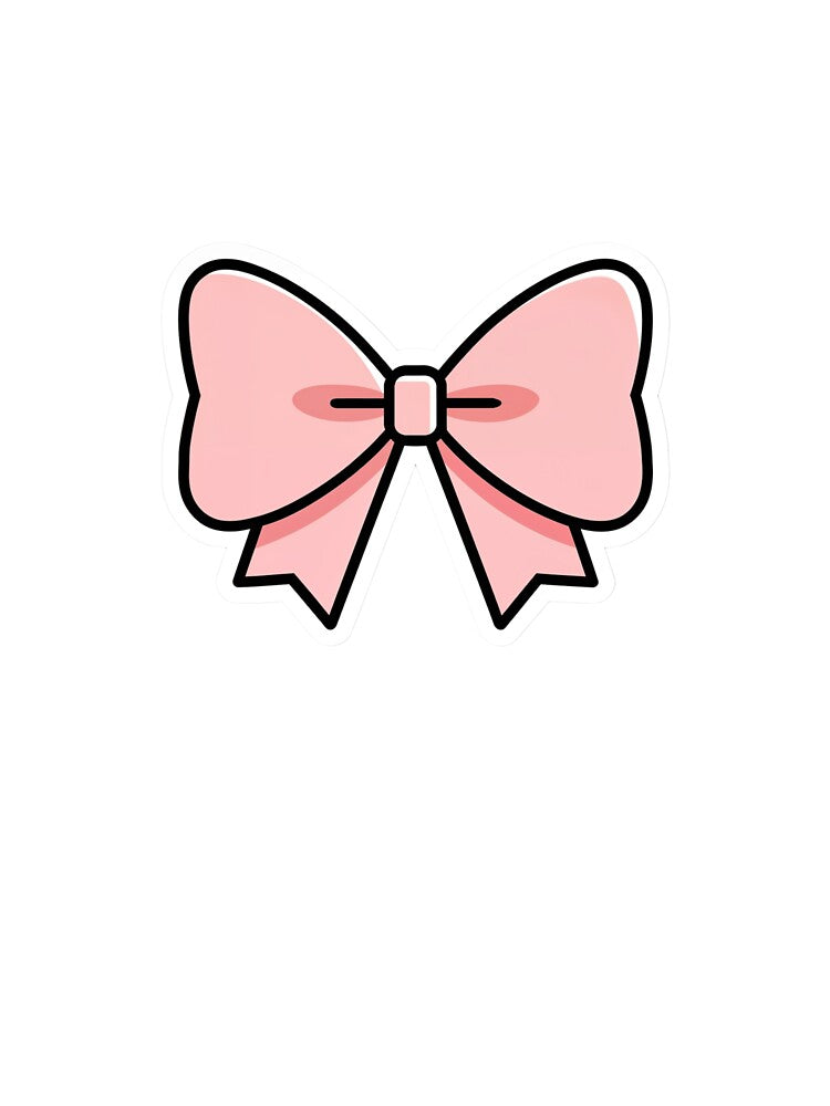 Coquette Bow Sticker — Trending Aesthetic Ribbon Decal for Laptop, Phone and Journal by Stick_It_With_Love