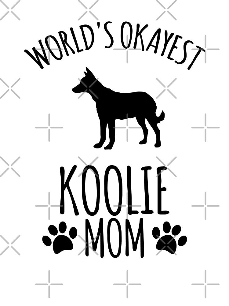 Worlds Okayest Koolie Mom - Dog Mom by kindxinn