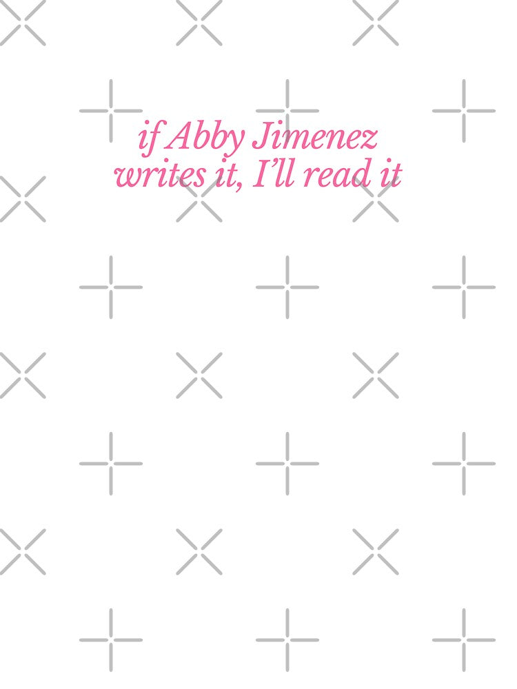 if abby jimenez writes it, I’ll read it pink by catdiasart