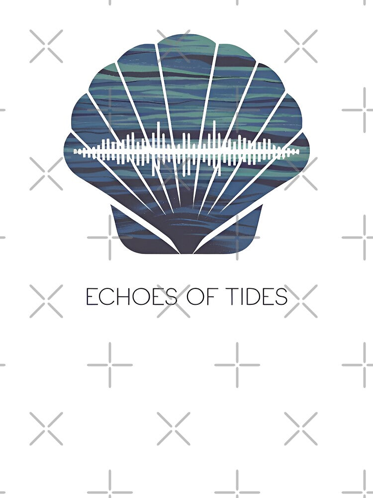 Echoes of Tides - Minimalist Shell and Waveform by Zazz Lee