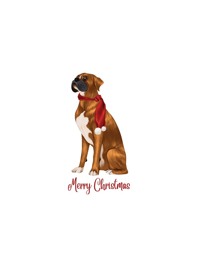Merry Christmas Boxer by DigitalCutFile