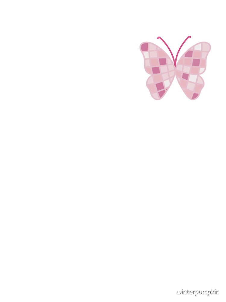 Cute Pink Disco Ball Butterfly by winterpumpkin