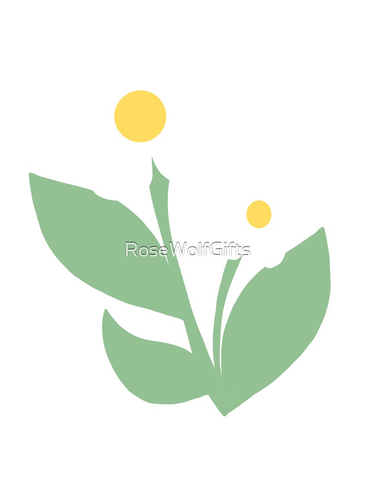 Simple daisies - hand-drawn illustration by RoseWolfGifts