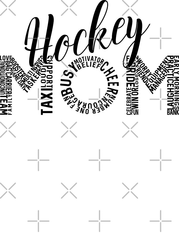 Hockey Mom Word Art by gamefacegear