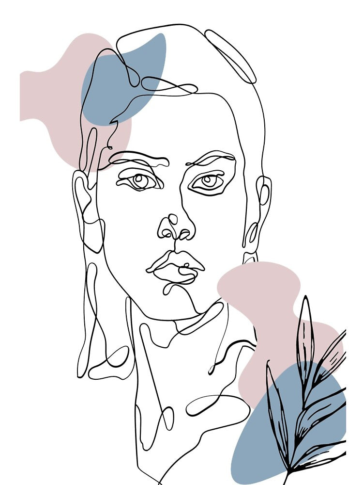 Female minimalist line art by Artandstonesgr