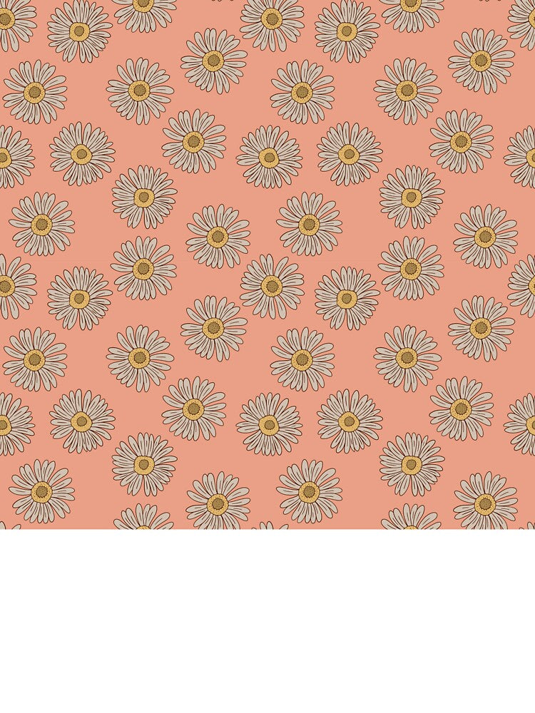 Vintage Daisy Flower Pattern by antevasinart