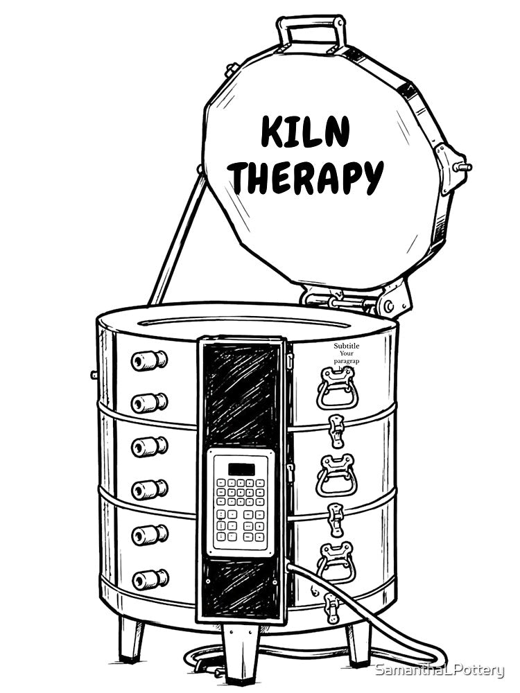 Kiln Therapy - B&W by SamanthaLPottery
