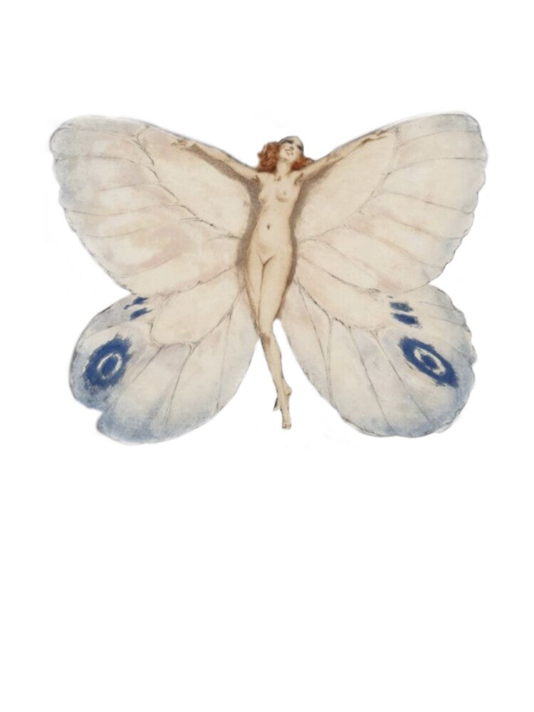 Vintage butterfly woman by Pixiedrop