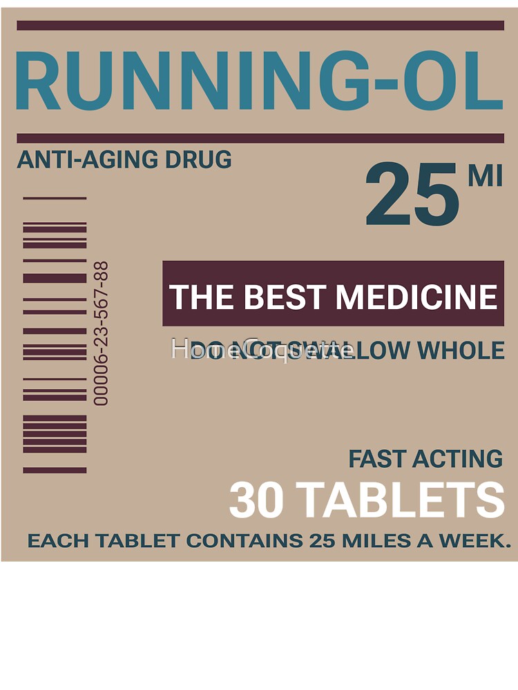 Running anti aging drug joke by HomeCoquette