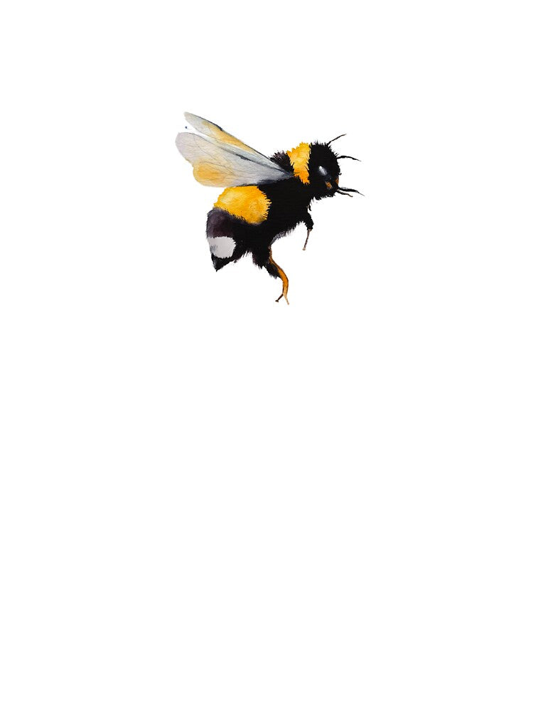 Watercolor Bumblebee by GladYoureHere