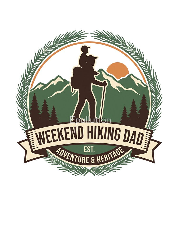Weekend Hiking Dad by Epullution