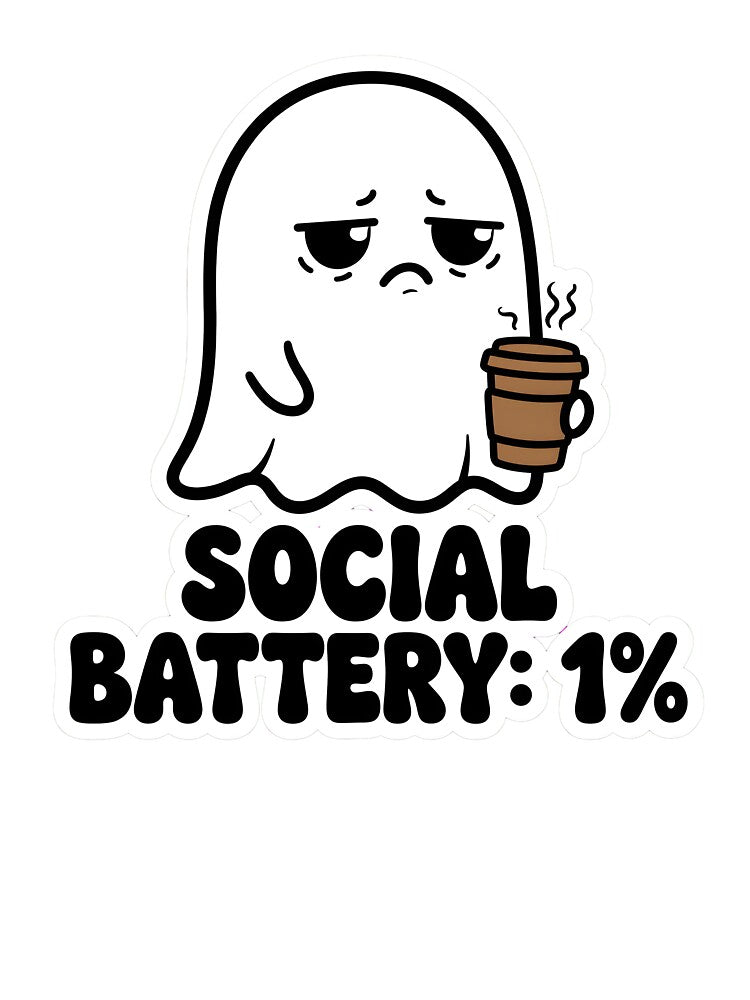 Social Battery Ghost by MMateka