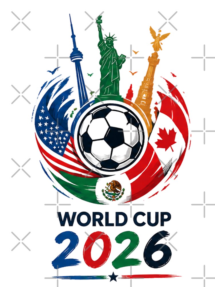Aesthetic USA 2026 Cup North America Sticker, Phonecase for Laptop, İphone, t-shirt by SoLOriensStudio