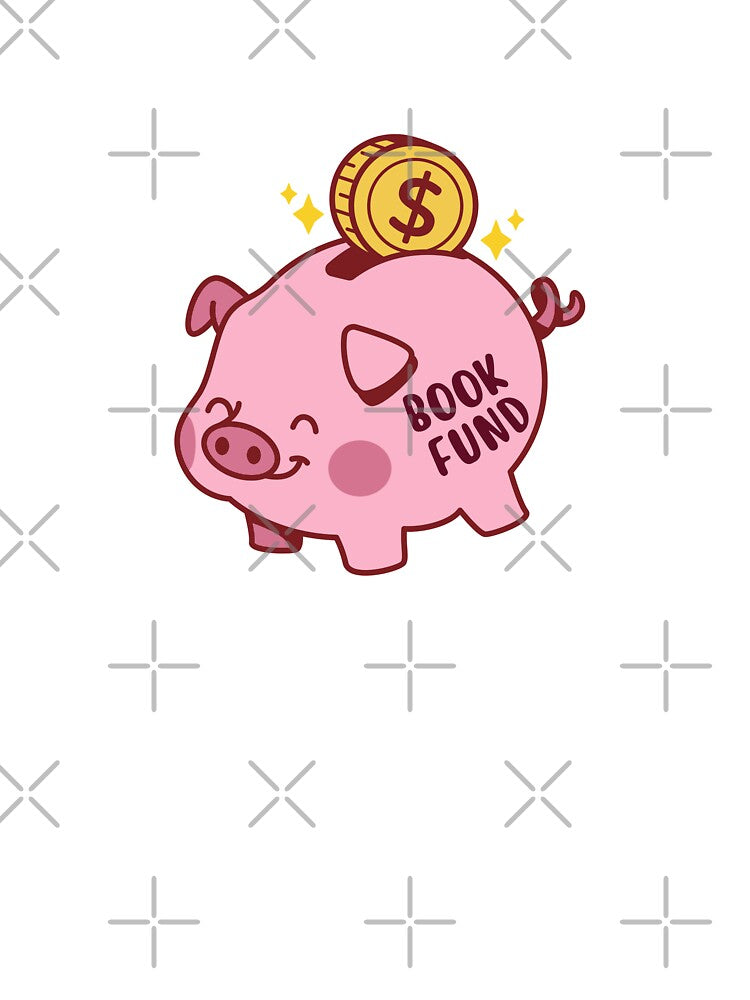 Book fund piggy bank by Neadoodles