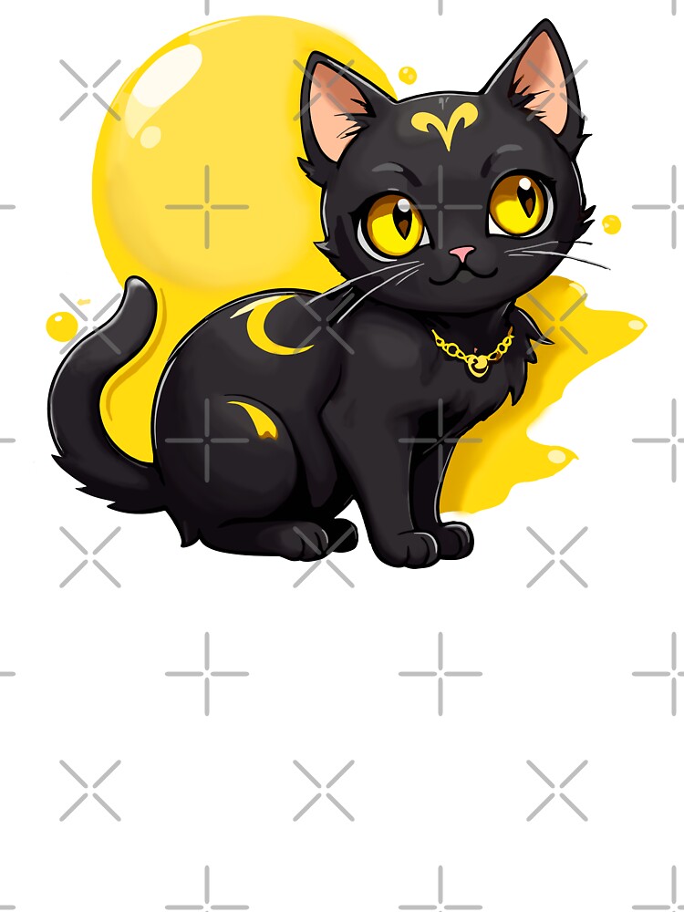 black cat zoning out by OmikronStore