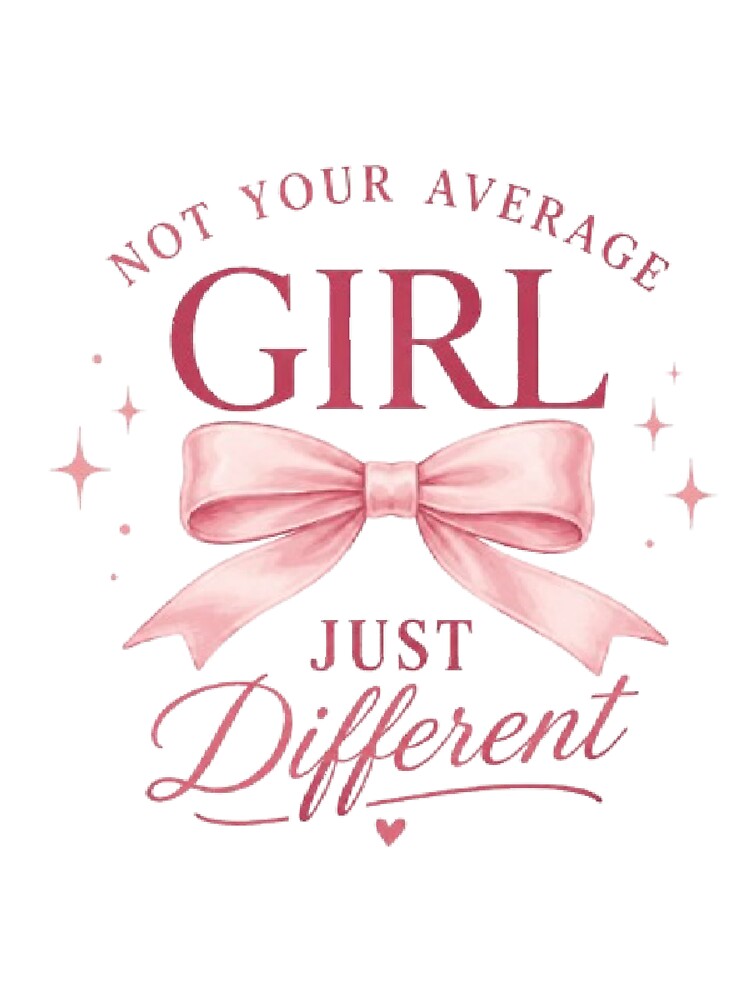 Not Your Average Girl Pink Coquette Bow by AveniaOficial