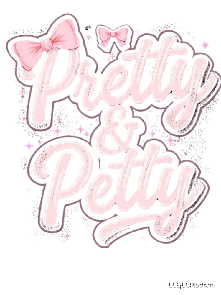 Pretty and Pretty Pink Bow by LC&LCPlatform