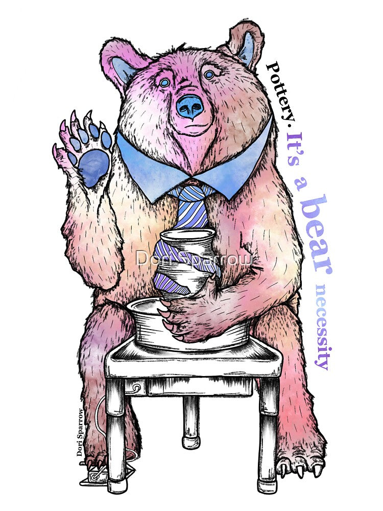 Pottery, a bear necessity by Dori Sparrow