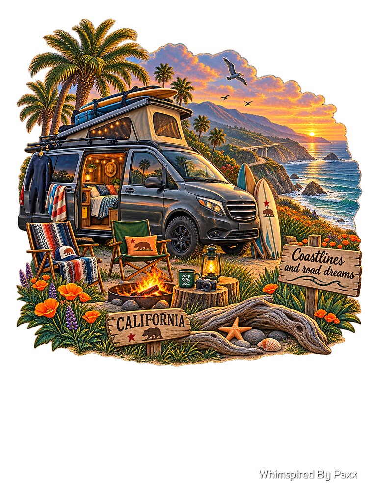 California Van Life by Whimspired By Paxx