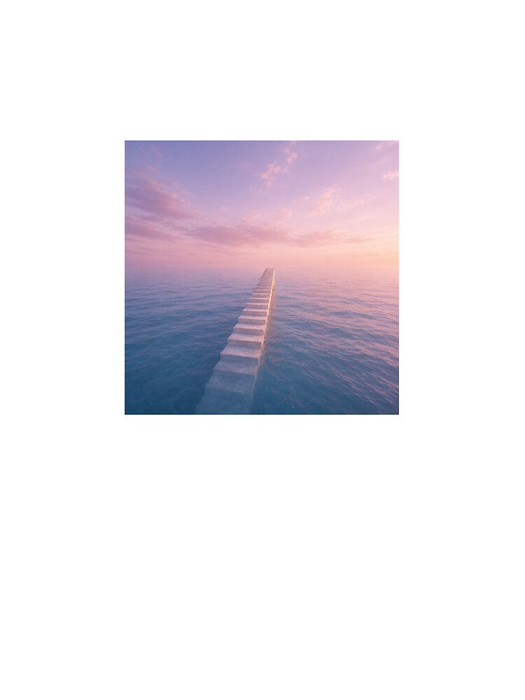 Stairs Into the Sea – Liminal Dreamscape by HazyElsewhere
