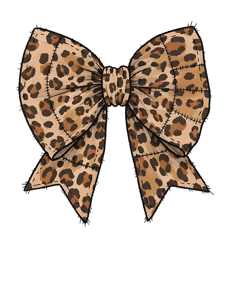 Leopard Coquette Bow by Julianlindelof