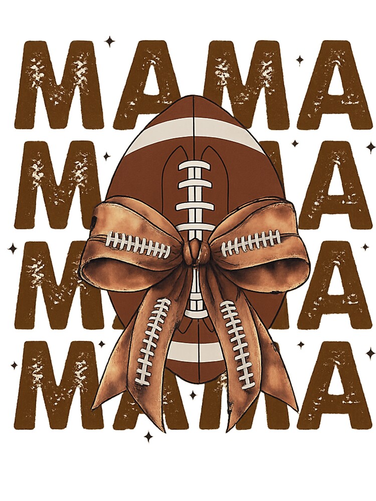 Football Mama Bow Design by haitrieuic96