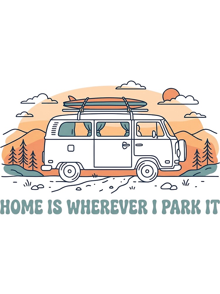 Line Art Camper by tushartanvir