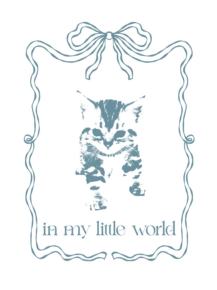 In my little world (blue) by rosedbuds