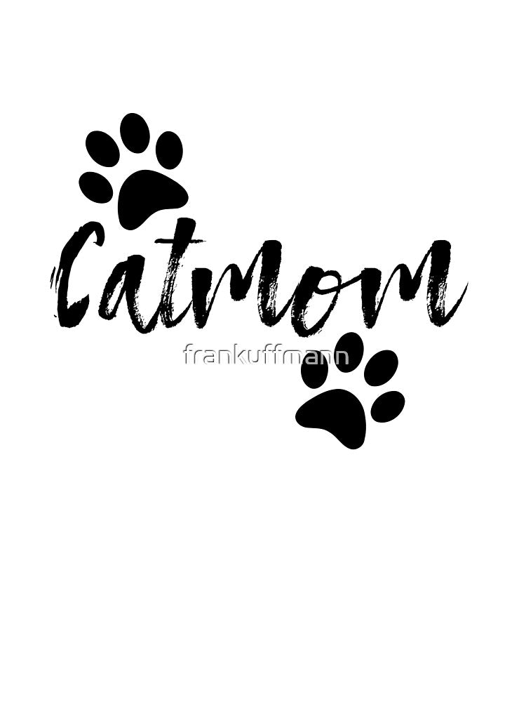Catmom two paw black by frankuffmann