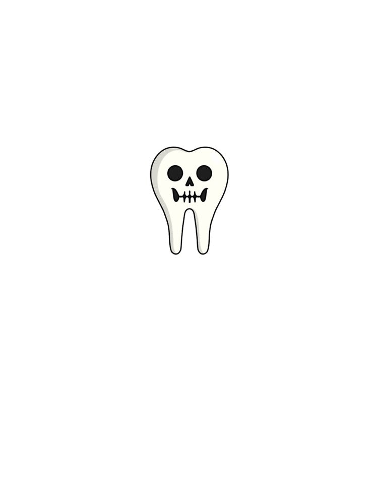 Skeleton tooth by KayleeKakes
