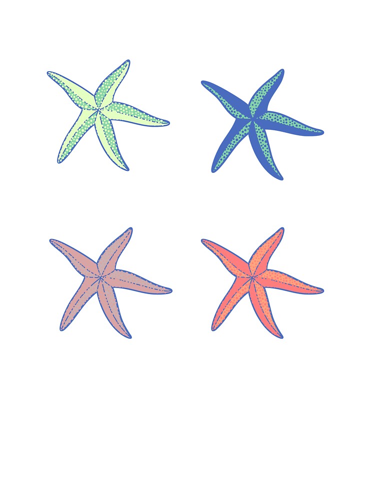 Starfish Sticker Pack – Cute & Aesthetic Ocean Stickers by InfiniteSticker