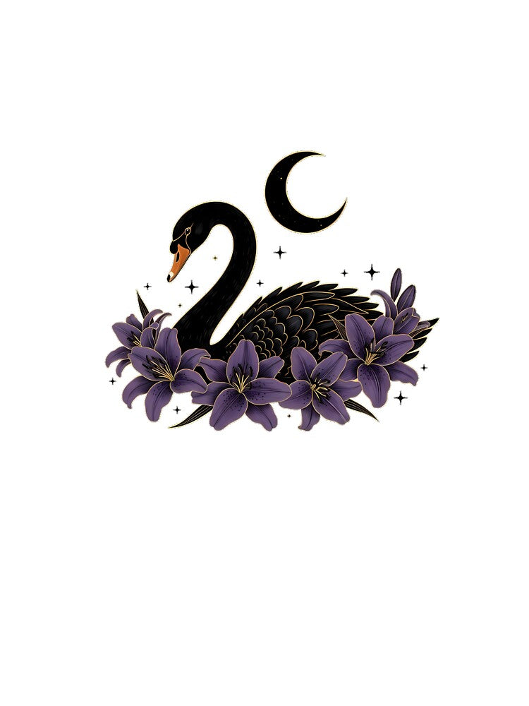 Black Swan Moon Gift by IllumeInk