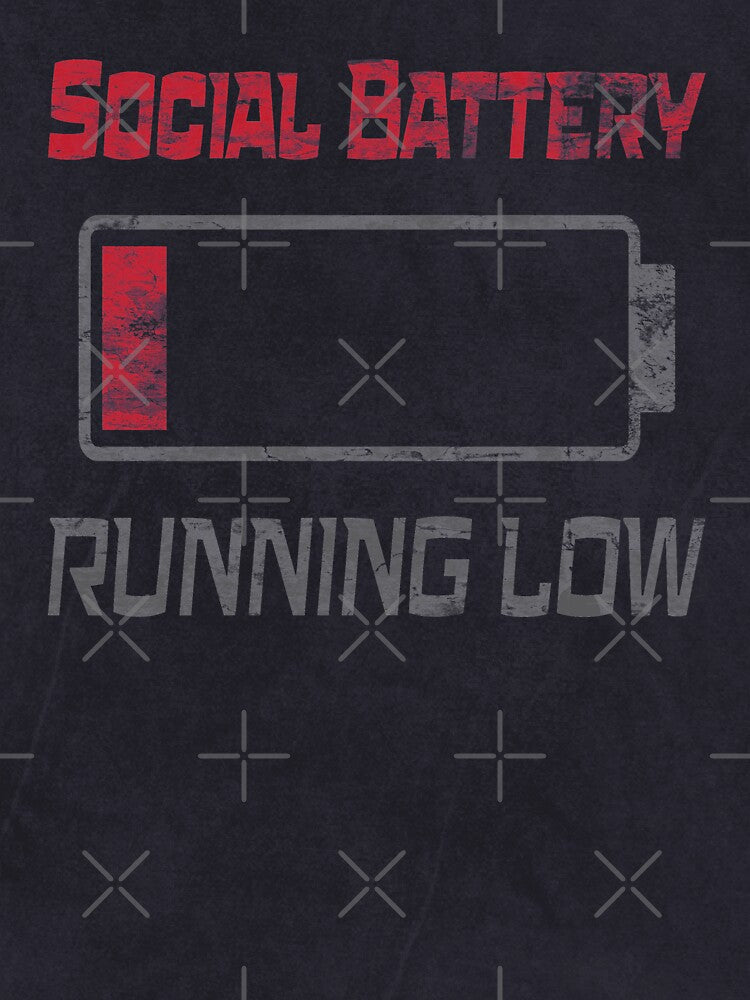 Social Battery Running Low by Magic-Moon