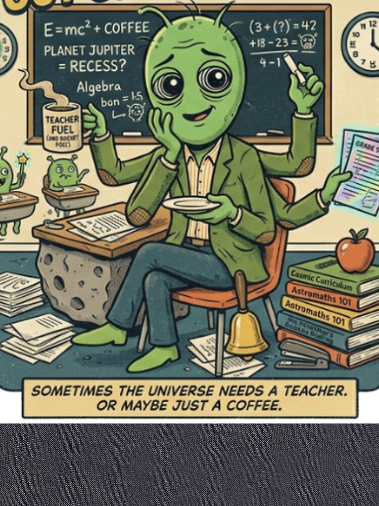 Teaching Is Out of This World Funny Alien Teacher Shirt by Artdesign17