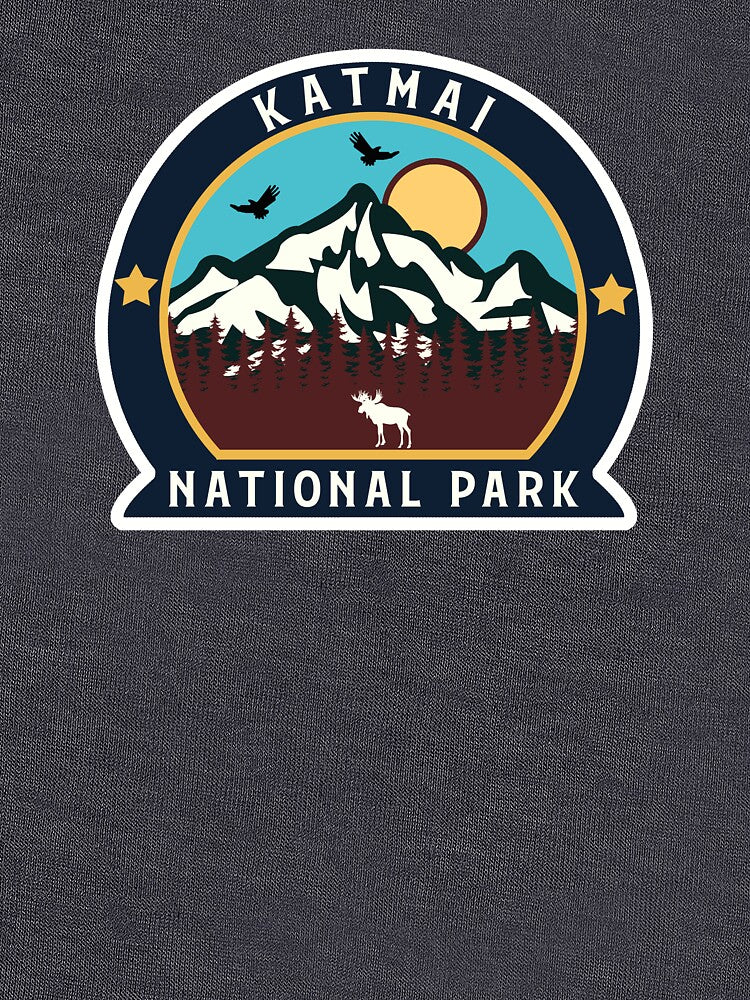 Katmai National Park-Vintage by Road-tees