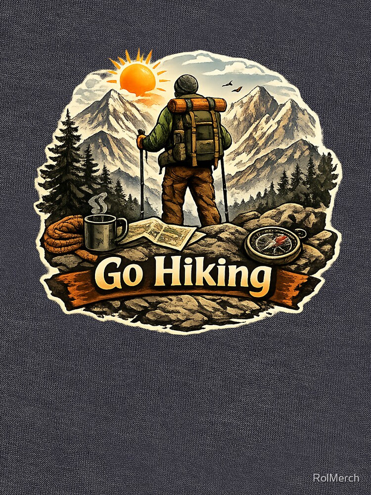 Go Hiking – Escape the Ordinary by RolMerch