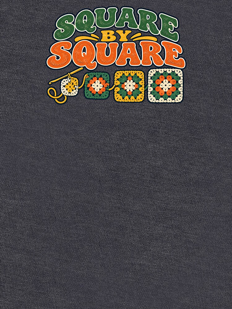 Square by Square – Retro Crochet Granny Square Design by EastEndTownie