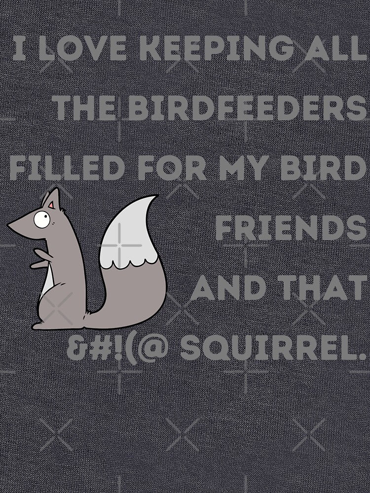 Squirrels at the birdfeeders by TheWaterBirds
