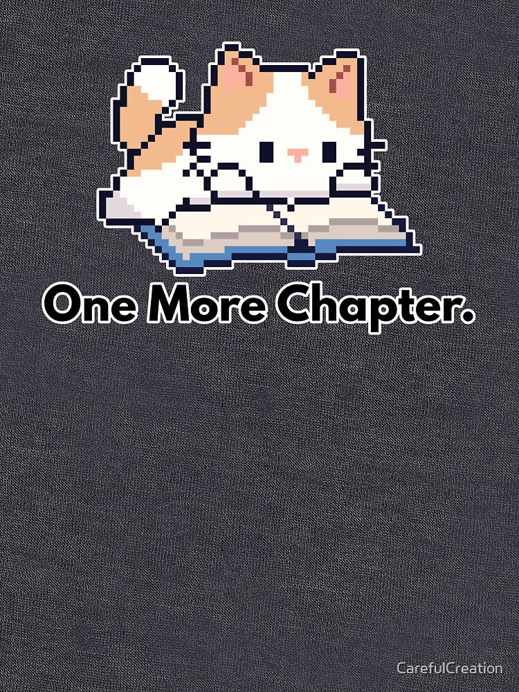 One More Chapter Pixel Cat by CarefulCreation