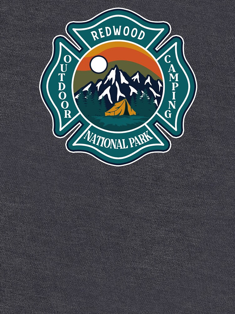 Redwood National Park-Vintage by graphic-map