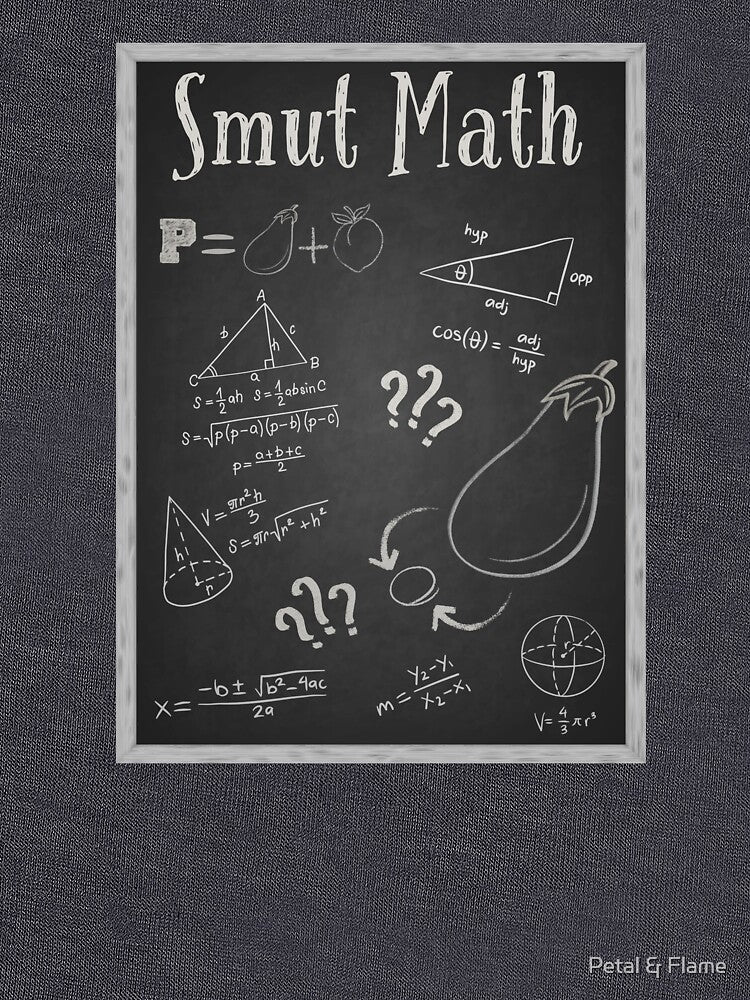 Smut Math — Funny Romance Reader Design for Book Lovers by Petal & Flame