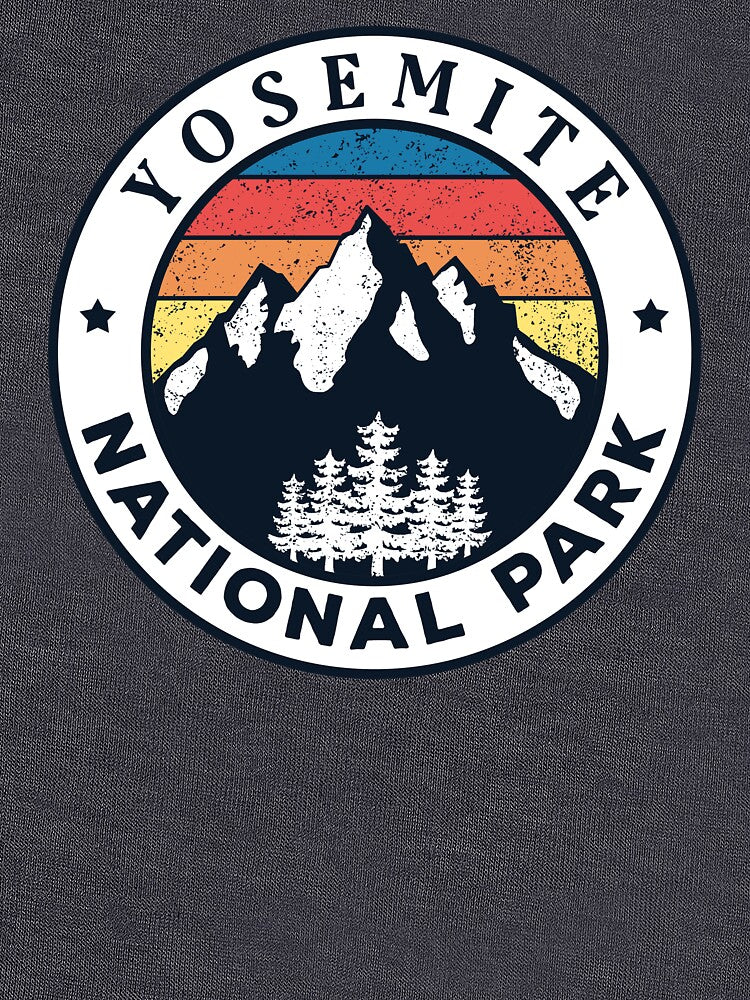 Yosemite National Park-Vintage by Road-tees