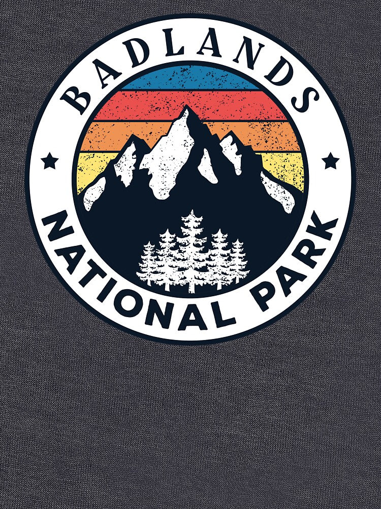 Badlands National Park-Vintage by Road-tees