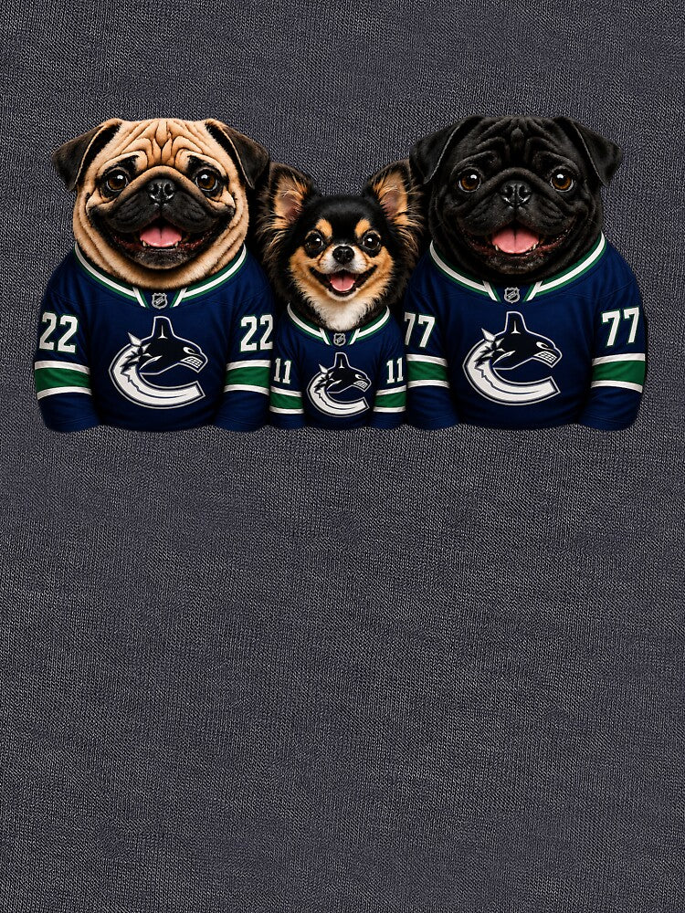 Vancouver Canucks and Pugs and ChiHuahua by MargaritaGRL