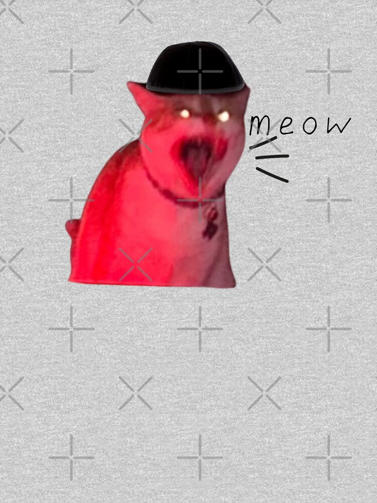 Cat meme Smudge by Playful Strokes pom@pom
