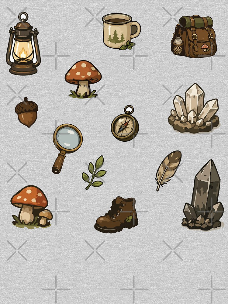 Goblincore Adventure Nature Sticker Set by SimplePoDesign